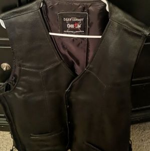 Leather Vest XL